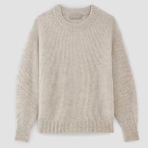 Everlane The Alpaca Crew - size XL “Almond”